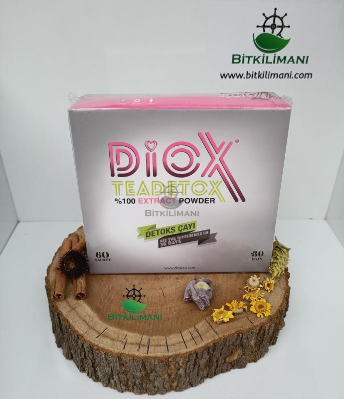 Diox Tea Detoks Çayı 1 Aylık Kullanım 60’lı Paket (Orjinal Karekodlu Ürün)